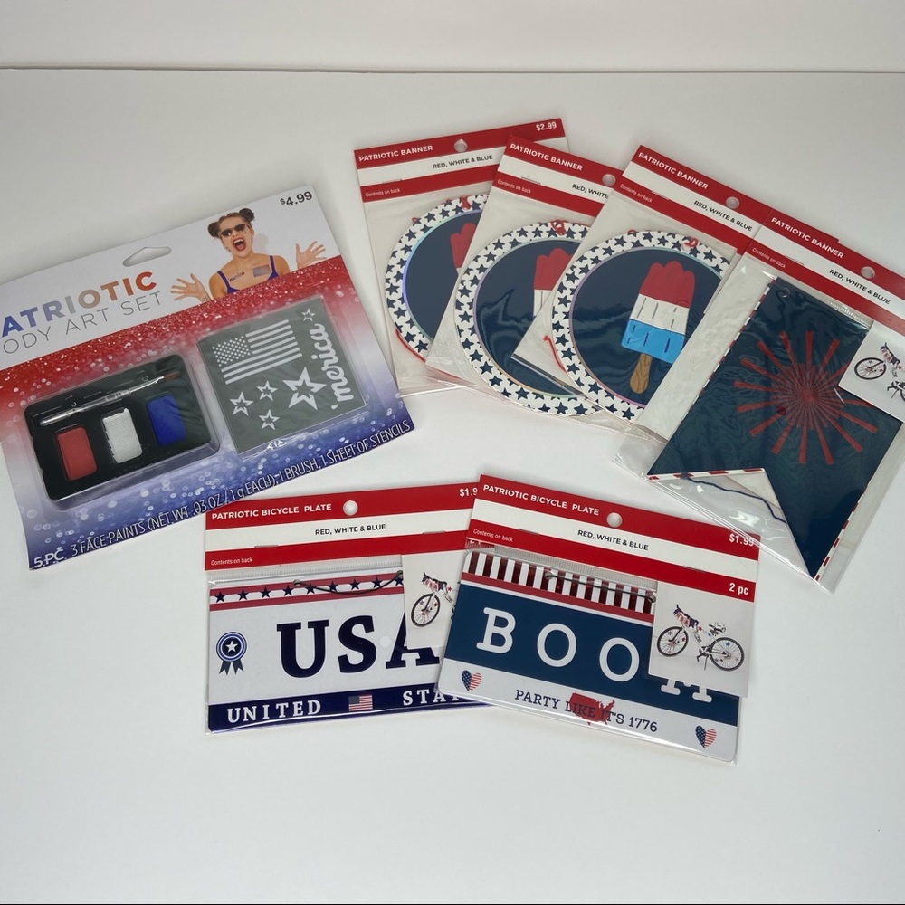 4th of the July Bundle Body Art and Decorations